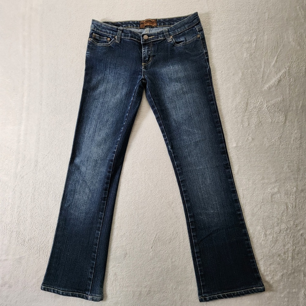 UB Straight Leg Jeans Womens 28 Blue Denim Stretch Low Rise Y2K 31W 29L Pants